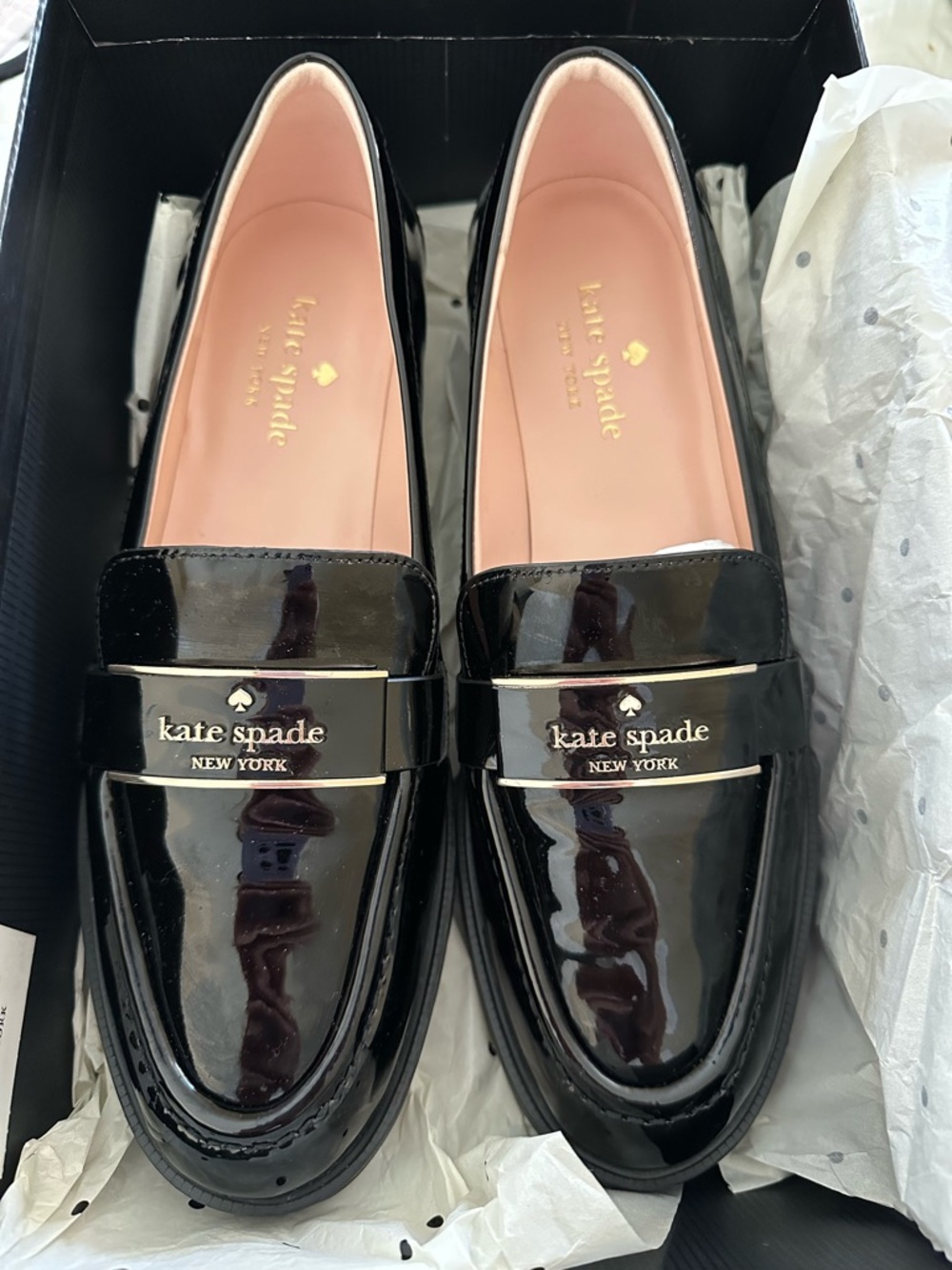 Kate Spade Quinn Lug Loafers - size 9.5